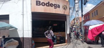 El centro de la ciudad de Potosí