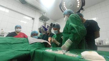 Hubo actividades académicas además de las cirugías.