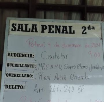 La audiencia se cumple este jueves.