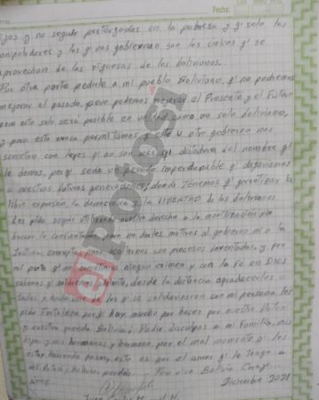 La carta.