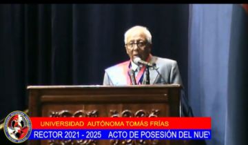 Posesionan formalmente a Pedro López como rector de la UATF 