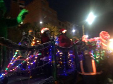 Potosí vivió la entrada navideña y recibió al Tren de la Navidad