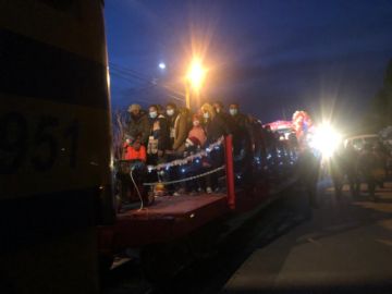 Potosí vivió la entrada navideña y recibió al Tren de la Navidad
