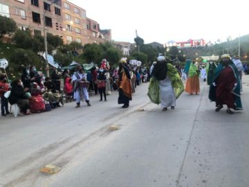 Potosí vivió la entrada navideña y recibió al Tren de la Navidad