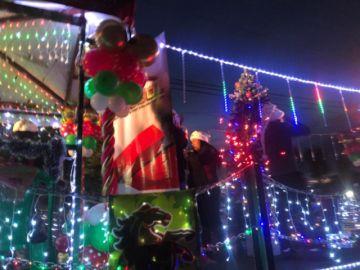 Potosí vivió la entrada navideña y recibió al Tren de la Navidad