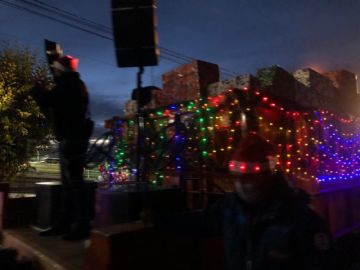 Potosí vivió la entrada navideña y recibió al Tren de la Navidad