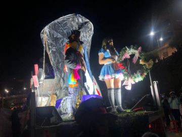 Potosí vivió la entrada navideña y recibió al Tren de la Navidad