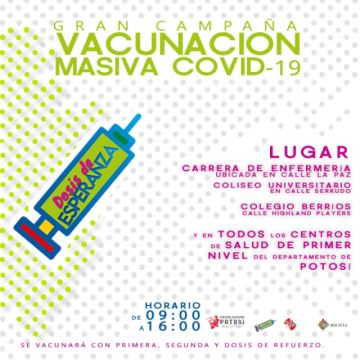 Sedes irá en busca de asintomáticos y habitan más puntos de vacunación