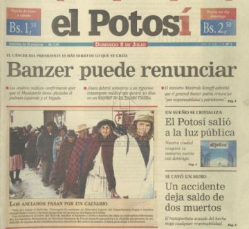 Primero número del actual El Potosí.