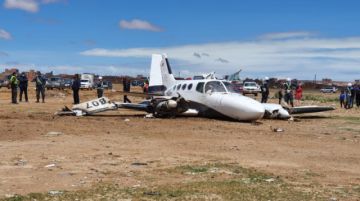 Imágenes de la aeronave. FOTO DAVID CAYO