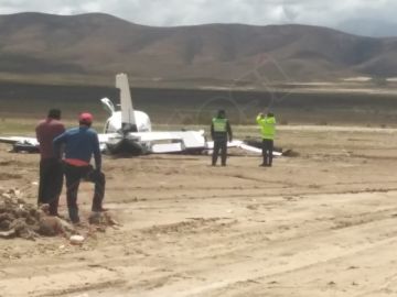 Imágenes de la aeronave.