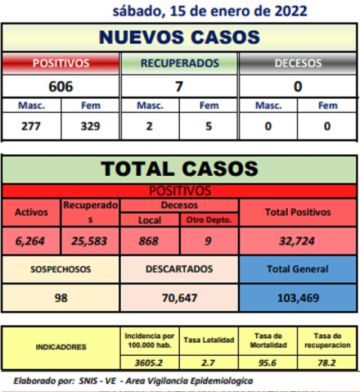 Reporte departamental del Sedes Potosí