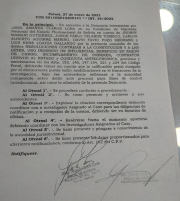 Fiscalía admite denuncias contra el gobernador por ambulancias