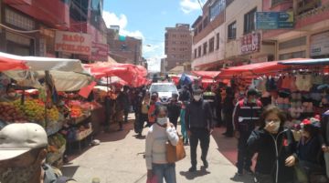 Realizan el operativo en esa zona comercial.