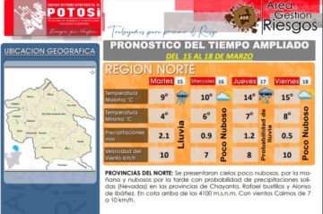 Hay nevada en la región del duoeste, de acuerdo con el pronóstico.