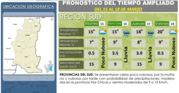Hay nevada en la región del duoeste, de acuerdo con el pronóstico.