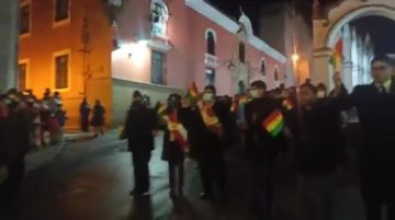 Los restos de los héroes fueron trasladados desde el cementerio potosino.