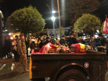 Los restos de los héroes fueron trasladados desde el cementerio potosino.