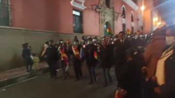 Los restos de los héroes fueron trasladados desde el cementerio potosino.