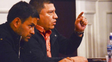 Esta lucha está acabando con mi salud, ojalá no acabe con mi vida, dijo Aramayo a su abogado