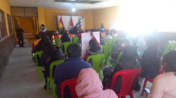 Los trabajadores del Departamento se reúnen esta jornada festiva.