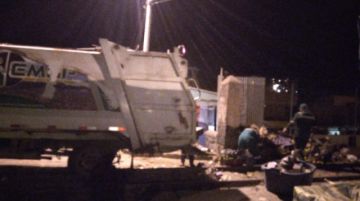 Trabajaron desde la madrugada.