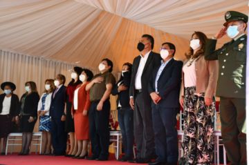El acto de inauguración contó con la presencia de autoridades nacionales como el Presidente del Consejo de la Magistratura, MSc. Marvin Molina Casanova