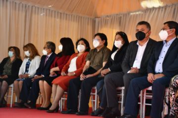 El acto de inauguración contó con la presencia de autoridades nacionales como el Presidente del Consejo de la Magistratura, MSc. Marvin Molina Casanova