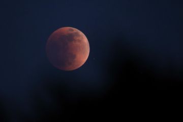Así se vio la luna desde diferentes lugares del continente.