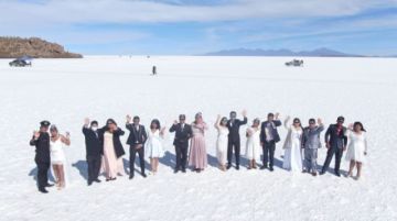 De las 34 parejas, 20 son de la región potosina y 14 son del interior del país, de varias ciudades.