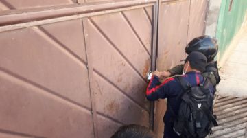 El funcionario estaba en un ambiente donde se almacena lo secuestrado por la intendencia