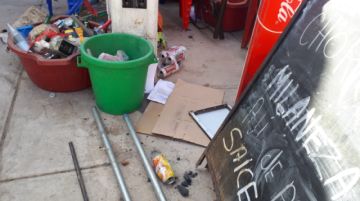El funcionario estaba en un ambiente donde se almacena lo secuestrado por la intendencia