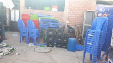 El funcionario estaba en un ambiente donde se almacena lo secuestrado por la intendencia