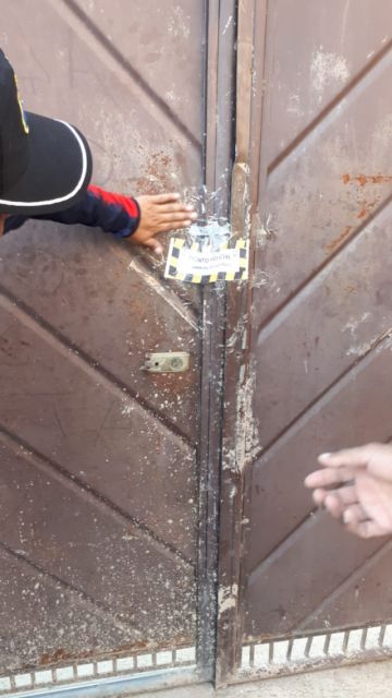 El funcionario estaba en un ambiente donde se almacena lo secuestrado por la intendencia
