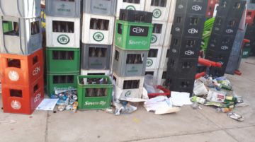 El funcionario estaba en un ambiente donde se almacena lo secuestrado por la intendencia