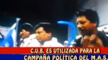 Circula video en el que se ve a Eva Copa y Max Mendoza haciendo campaña por Evo Morales