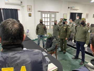 La entrega a la Policía Boliviana.