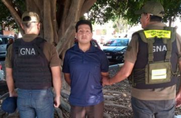 El día de su detención.