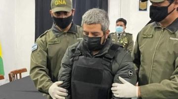 La entrega a la Policía Boliviana.