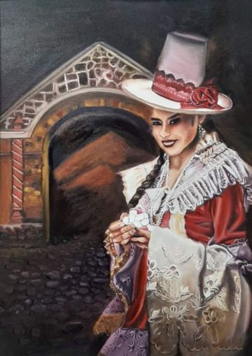 Sus piezas forman parte de su trabajo de grado de la Carrera de Artes Plásticas. CELINA MONTERO