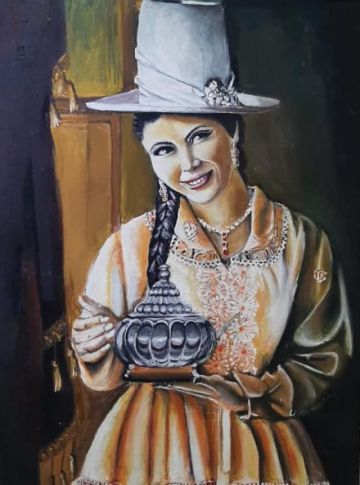 Sus piezas forman parte de su trabajo de grado de la Carrera de Artes Plásticas. CELINA MONTERO