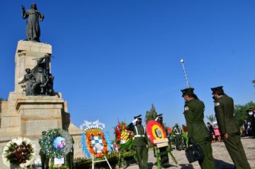 Los actos de este viernes. Foto APG
