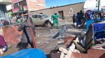 Se coordinó la limpieza de espacios públicos. FOTO: EMAP