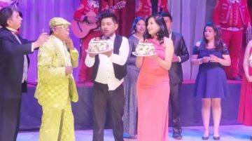 El Sambo Salvito, La sanguchera de la esquina, Maridos exprimidos y El cumpleaños del Warjata fueron las obras que presentó en el teatro potosino.