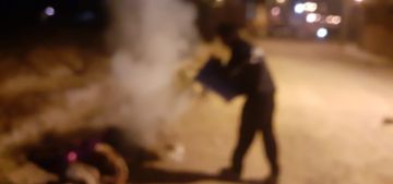 Se intervino las fogatas en diferentes zonas de la ciudad.