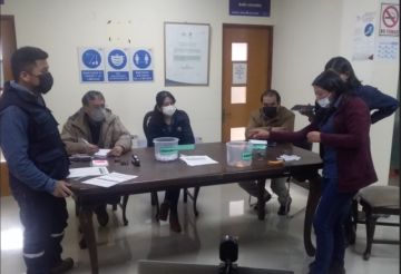 Se sortearon 60 lotes de trabajo para instalaciones internas FOTO YPFB