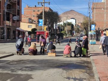 Varios puntos de la ciudad están bloqueados.