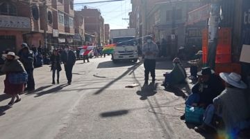 Varios puntos de la ciudad están bloqueados.
