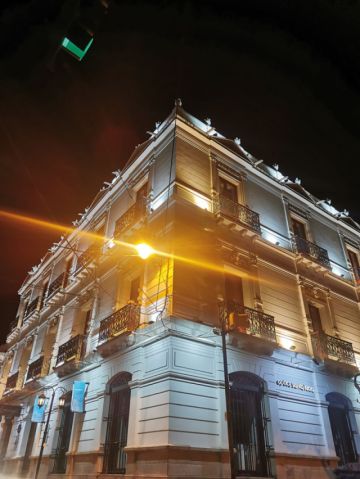 El edificio en Sucre.