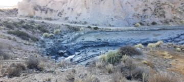 Se muestras imágenes con el agua en la zona.